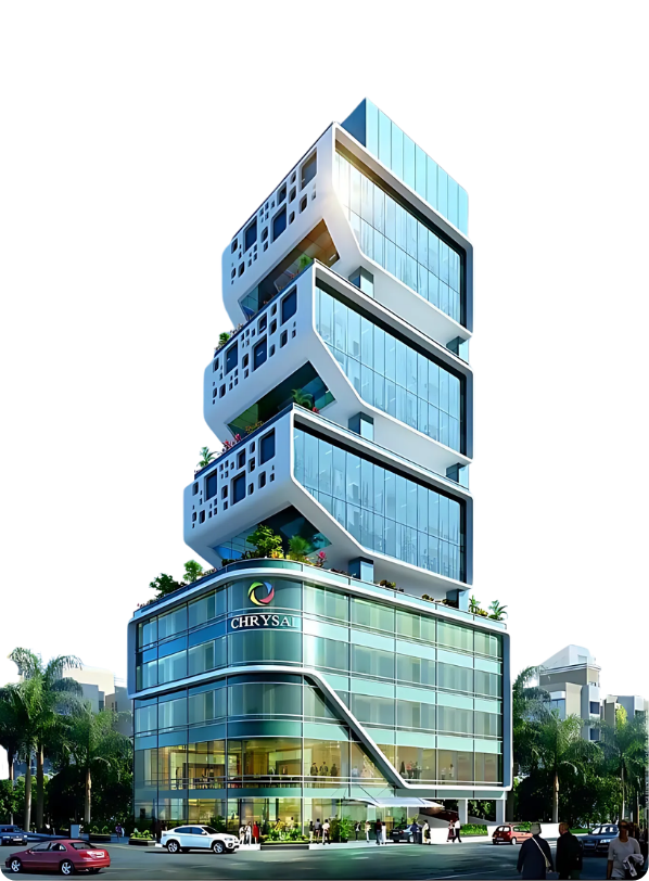 Artist's impression of Spire Tower in Vashi, Navi Mumbai